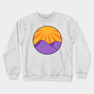 Purple mountains Crewneck Sweatshirt